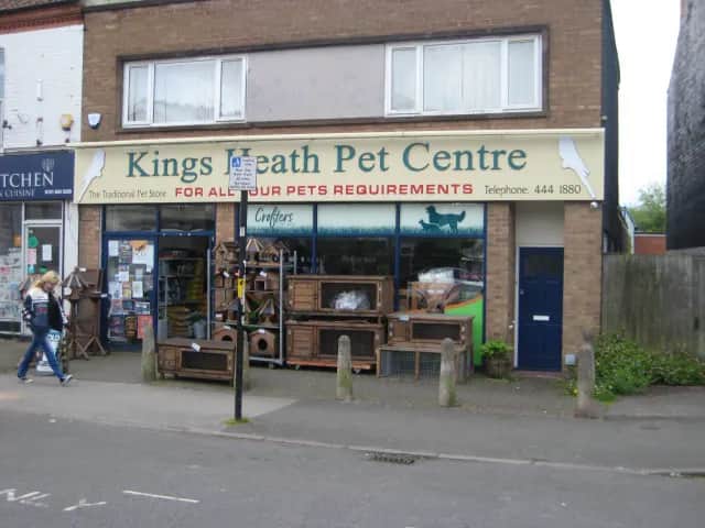 Shopfront for Kings Heath Pet Centre