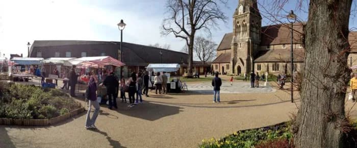 Kings Heath Farmers Market on the square outside All Saints Centre