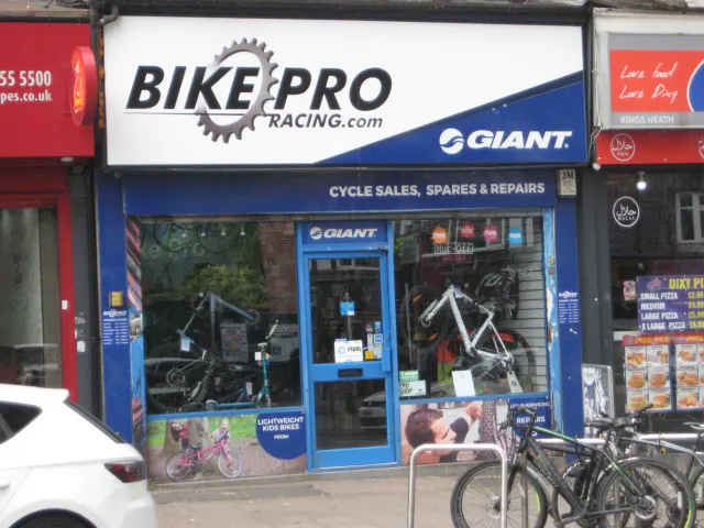Shopfront for Bike Pro Racing