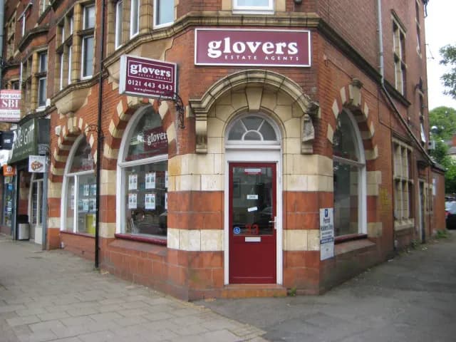 Shopfront for Glovers Estate Agents