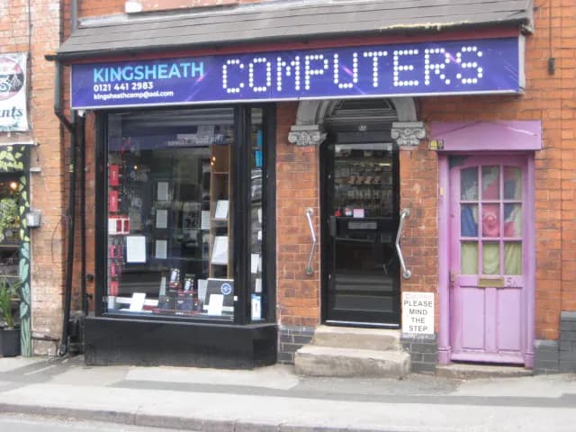 Shopfront for Kings Heath Computers