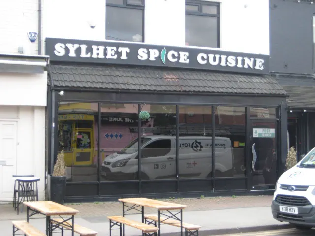 Shopfront for Sylhet Spice Cuisine