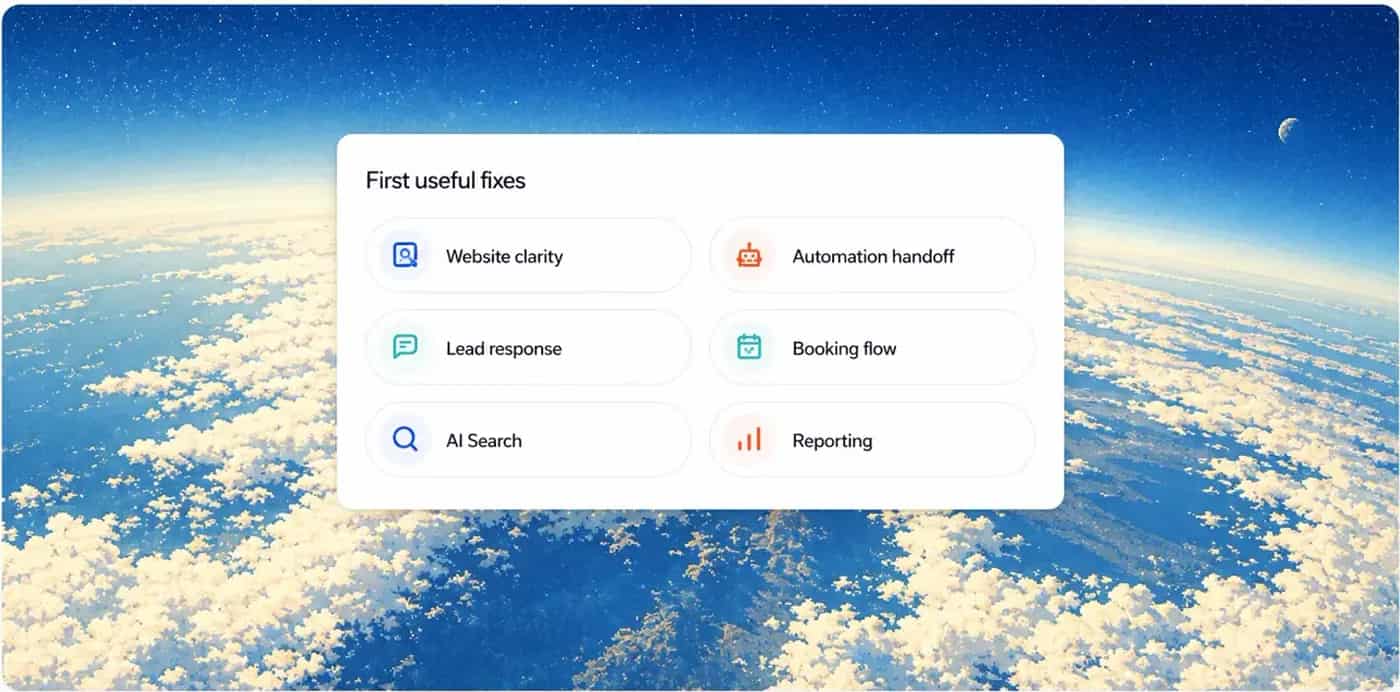Ampliflow platform features for websites and automated business workflows