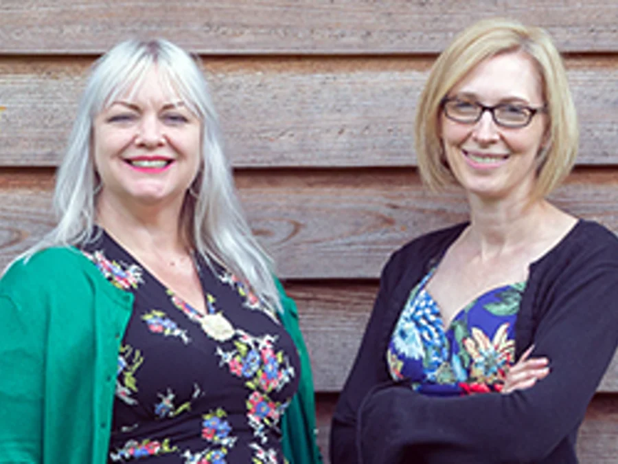 Carrie Weekes and Fran Hall from A Natural Undertaking