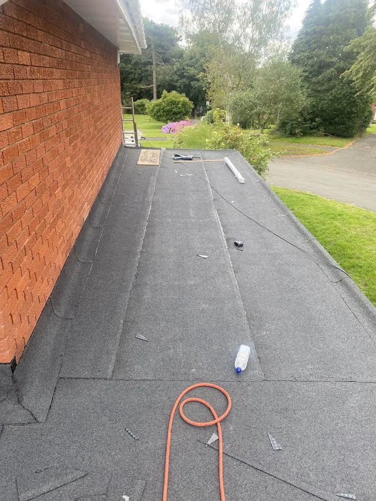 Flat-roof work completed by Aarden Roofing