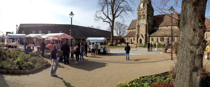 Kings Heath Farmers Market on the square outside All Saints Centre