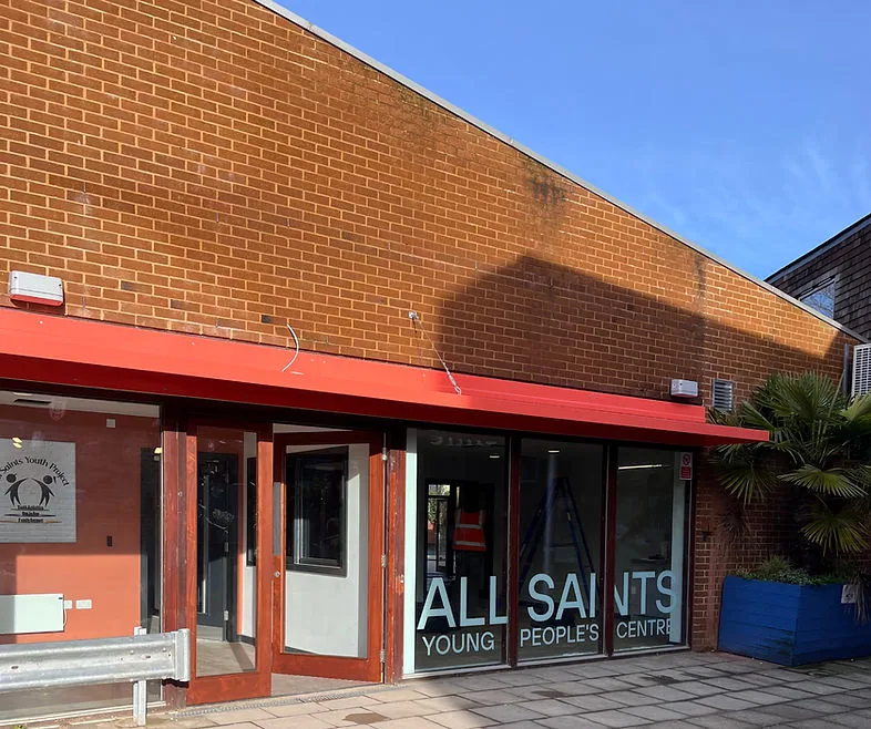 Entrance to All Saints Youth Project in Kings Heath