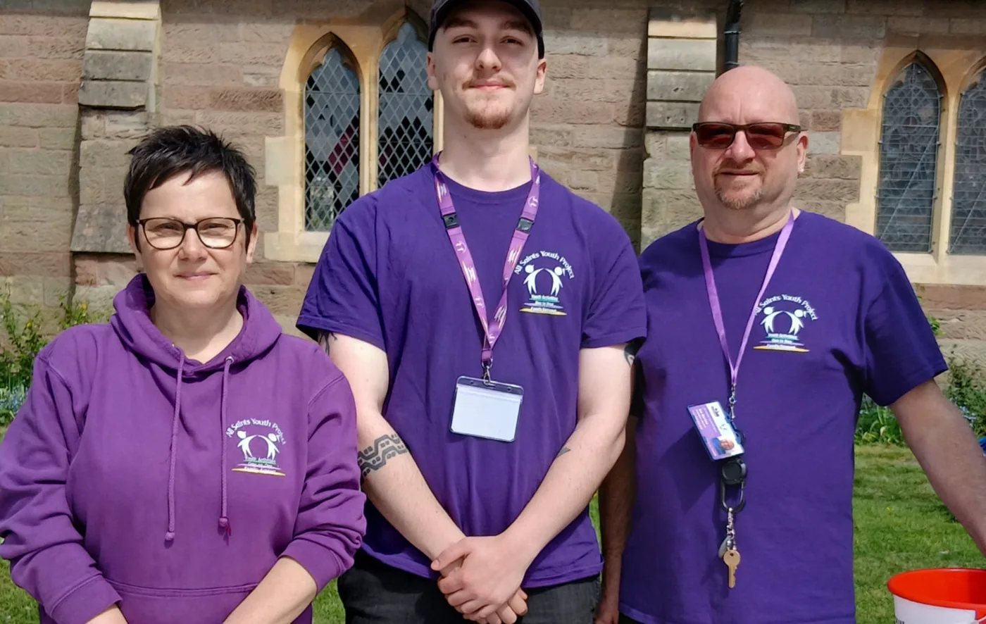 All Saints Youth Project team at a community event