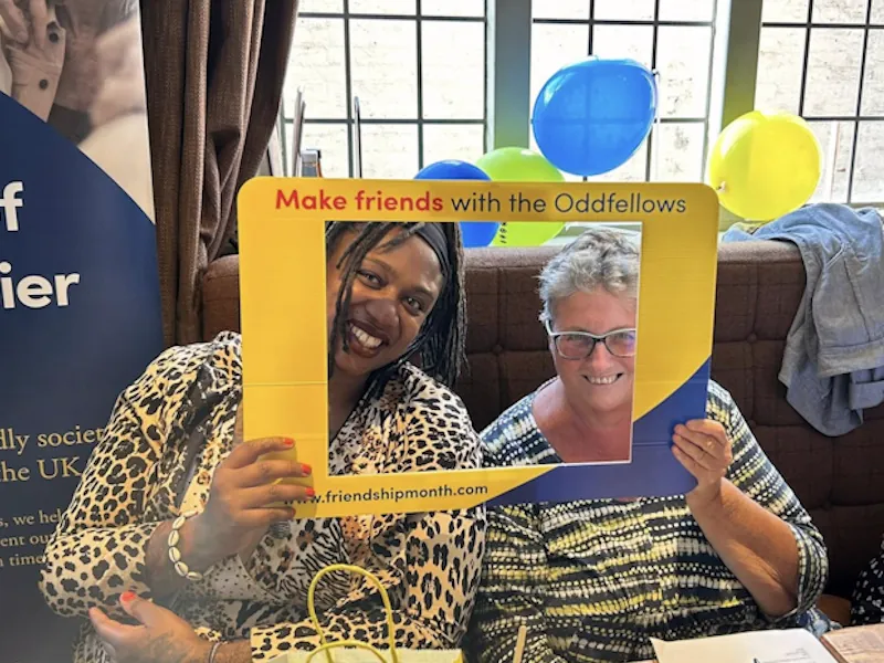 Birmingham Oddfellows members celebrating Friendship Month