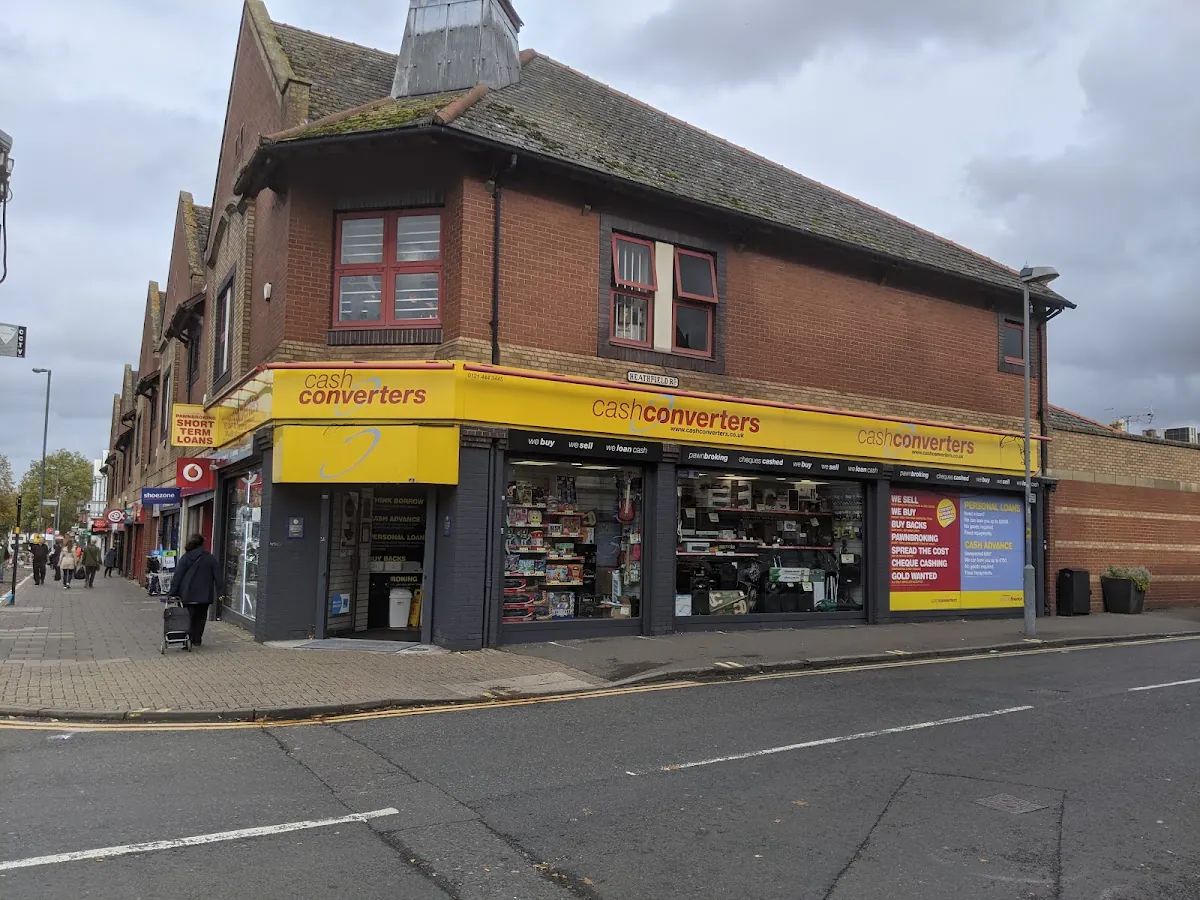 Cash Converters Kings Heath on the corner of High Street and Heathfield Road