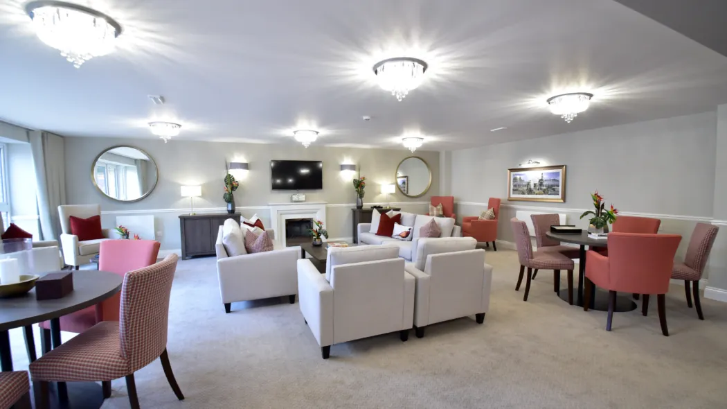 Owners' lounge at Highbury Lodge