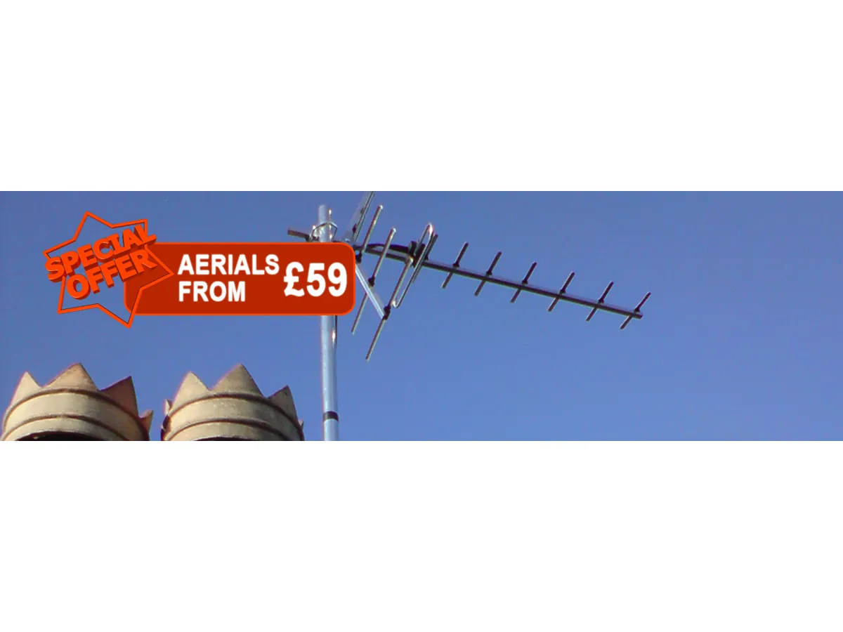 Television aerial installation by D.F.B. Aerials