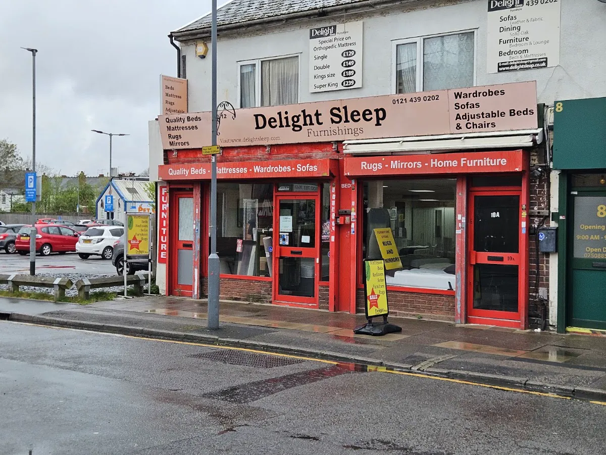Delight Sleep shopfront on Kings Heath High Street