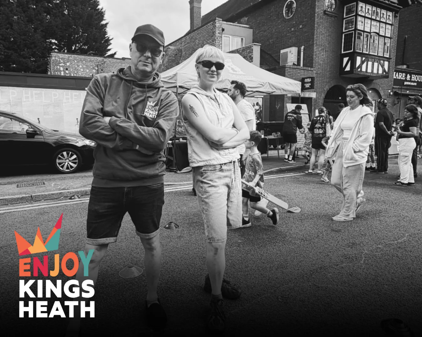 Enjoy Kings Heath team members at a community street event