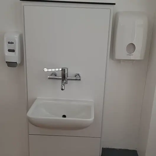 Commercial washroom fitting completed by Guardian Gas