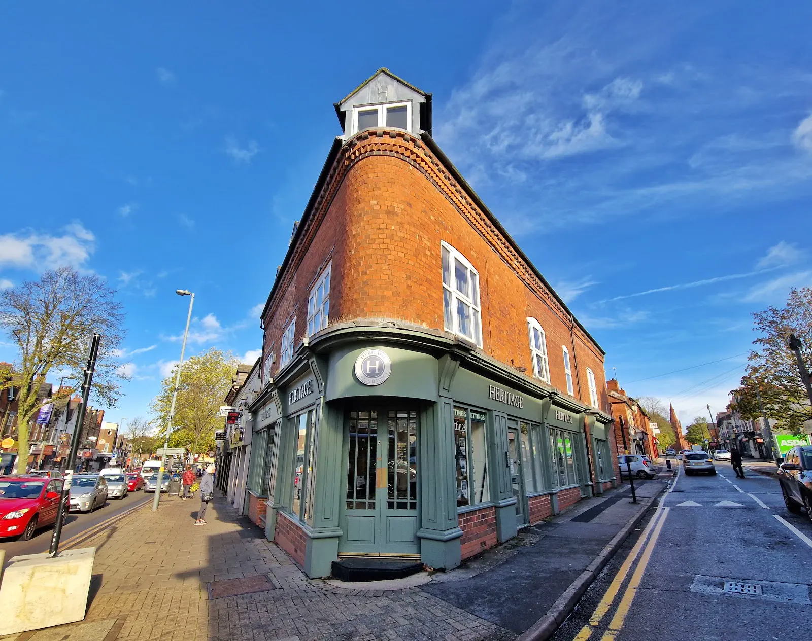 Heritage Estate Agency's corner premises on Kings Heath High Street
