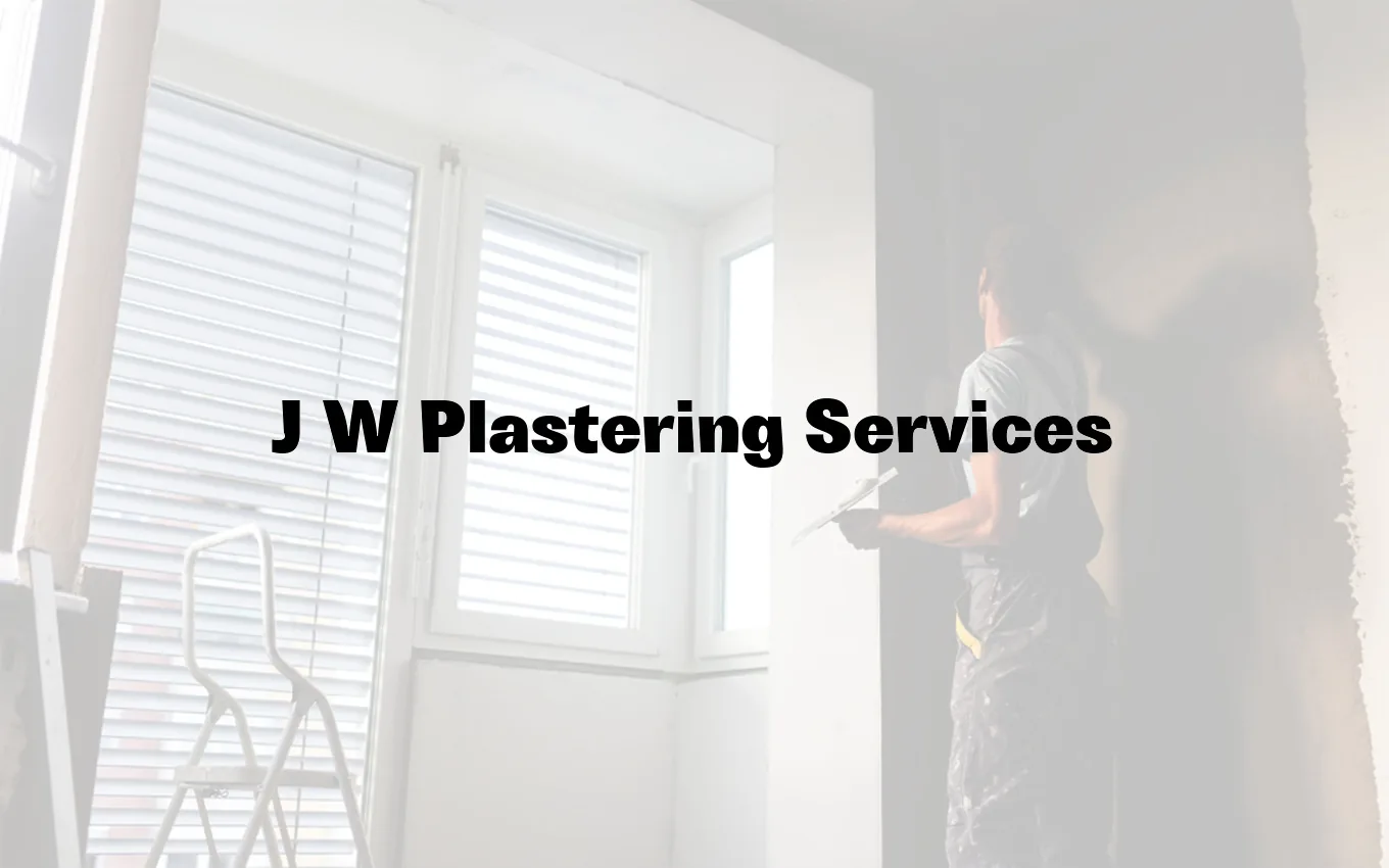 J W Plastering Services interior finishing graphic