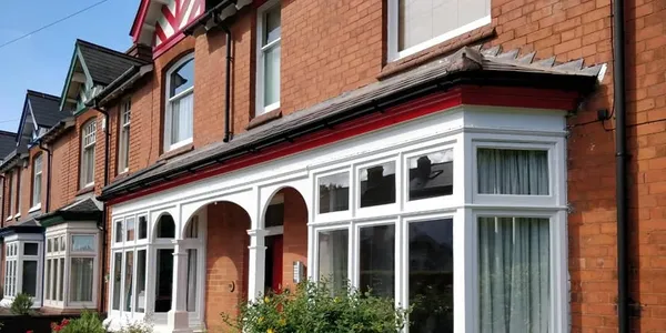 Restored and freshly painted frontage on Springfield Road in Kings Heath