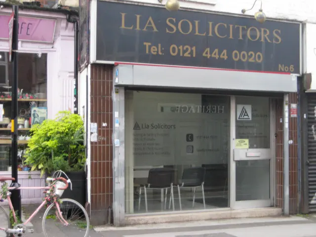 Shopfront for LIA Solicitors
