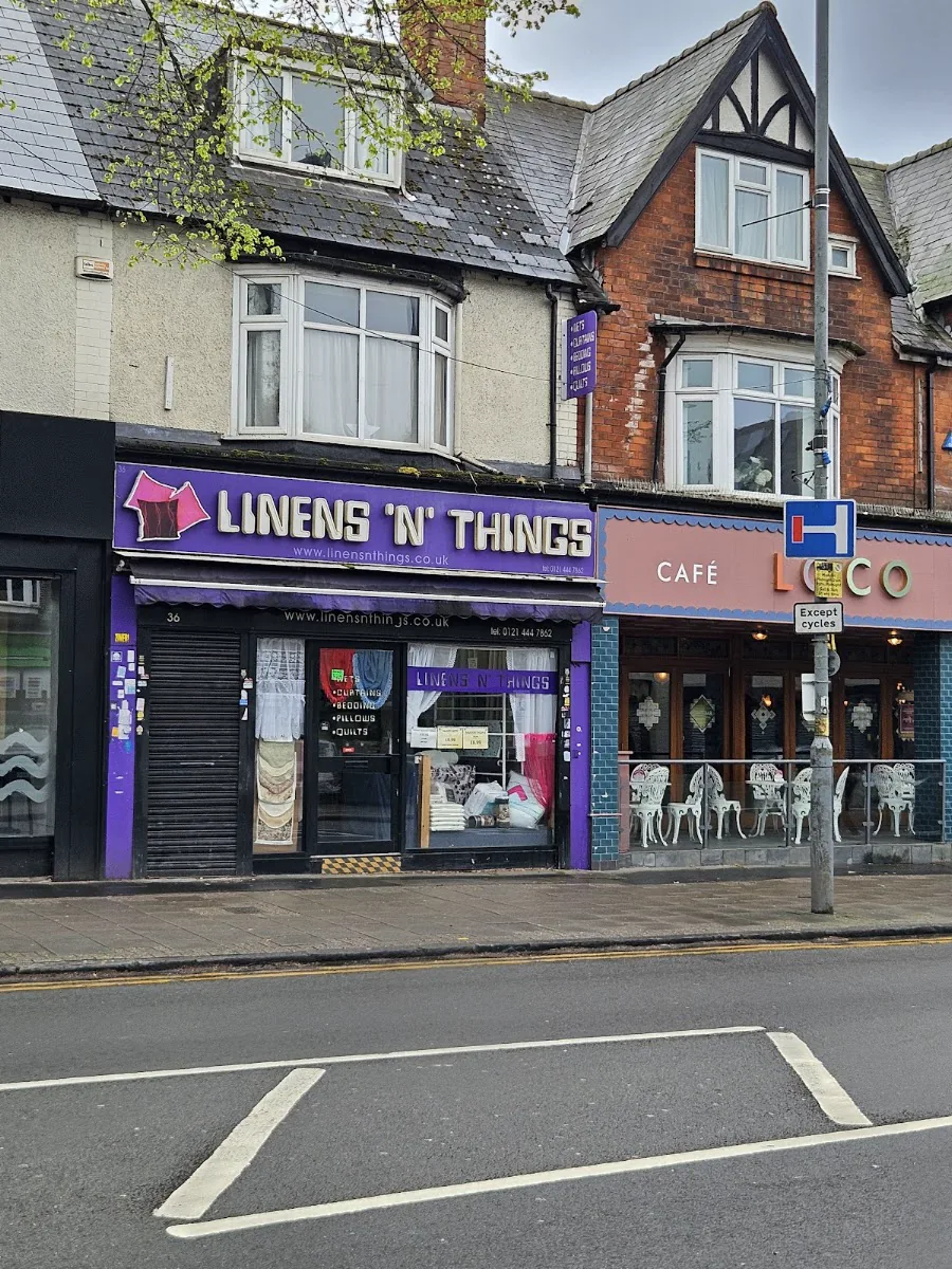 Linens 'n' Things shopfront on Kings Heath High Street