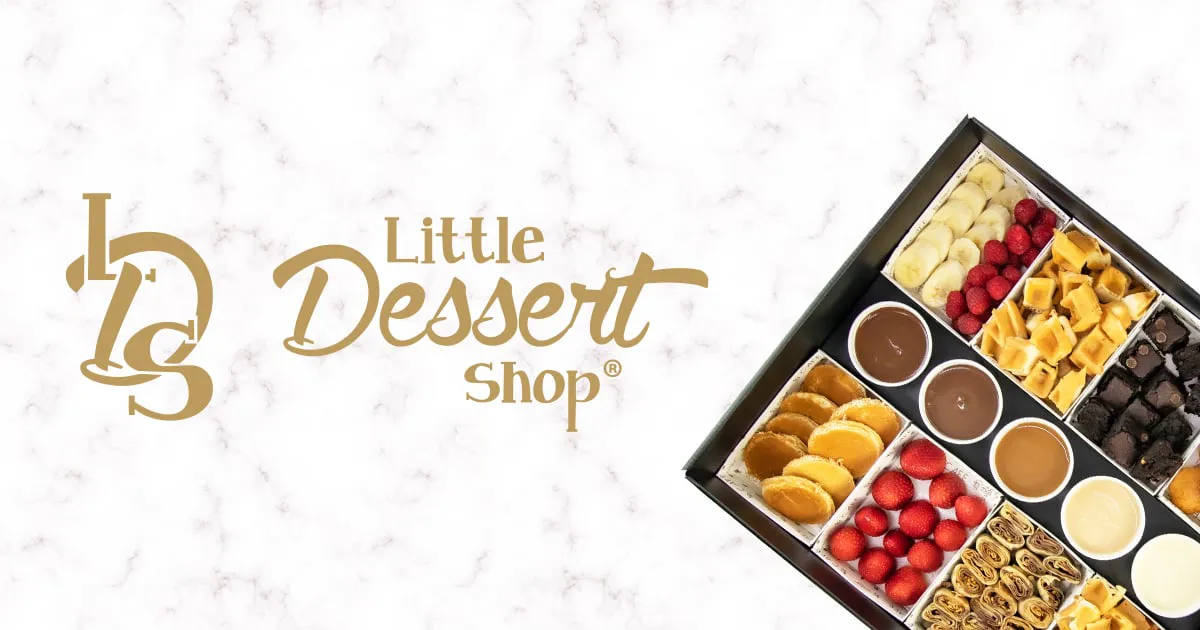 Little Dessert Shop branded dessert box