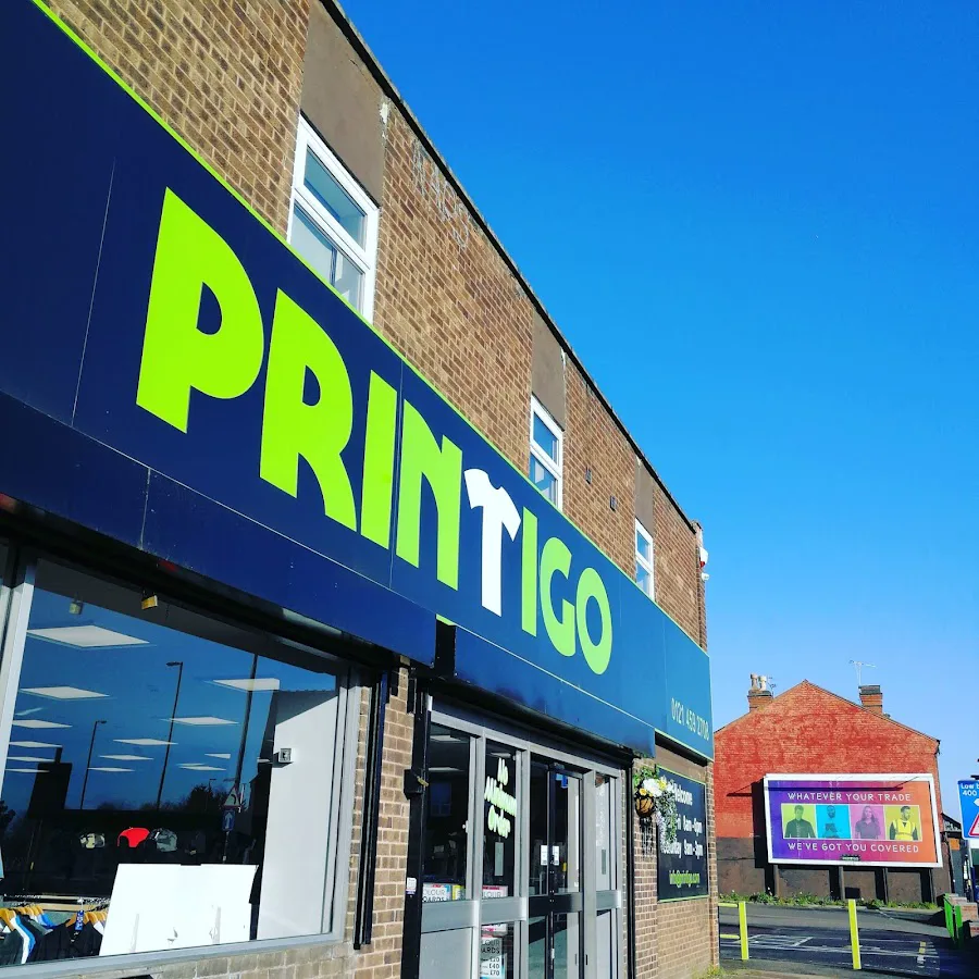 Printigo shopfront on Hazelwell Street