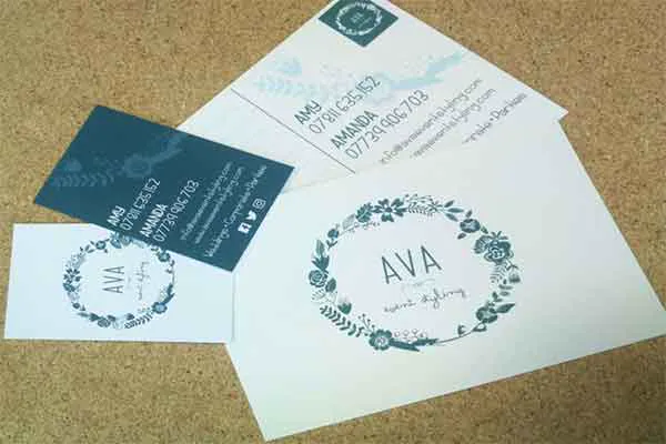Printed stationery produced by Printigo