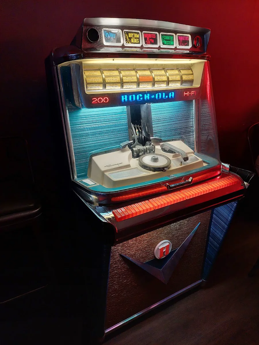 Vintage jukebox inside The Juke