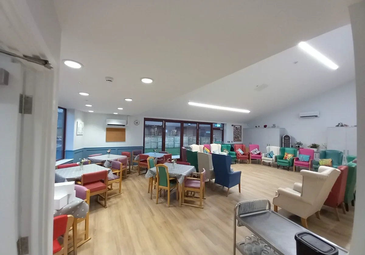 Dining and seating area at The Robin Centre